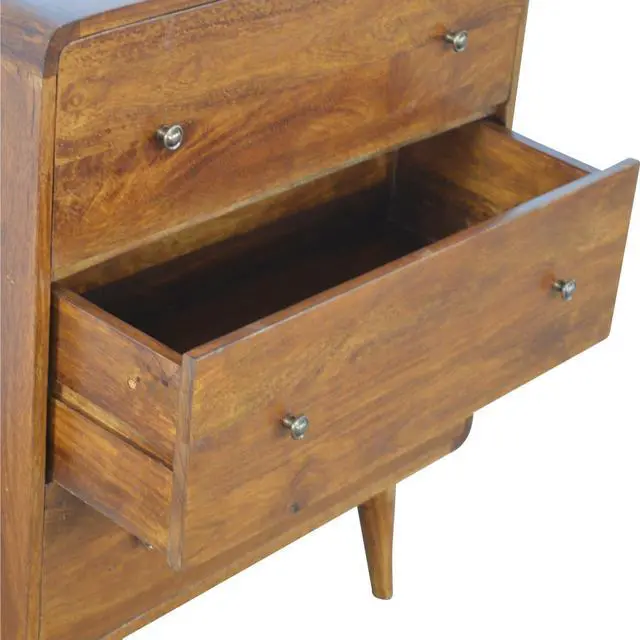 Alt view image 4 of 7 - Curved Chestnut Chest