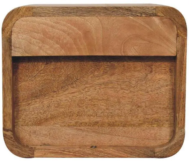 Alt view image 6 of 7 - Artisan Furniture Mini Curve Oak-ish Floating nightstand