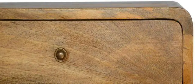 Alt view image 4 of 7 - Artisan Furniture Floating Curve Open Slot nightstand