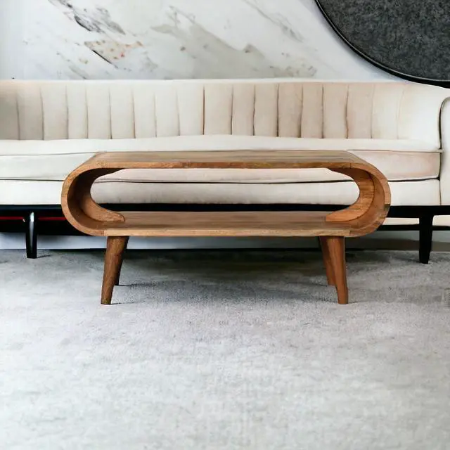 Main image of Artisan Furniture Amaya Nordic Style Oak-ish Coffee Table