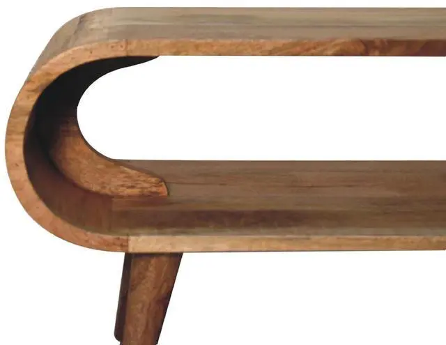 Alt view image 4 of 7 - Artisan Furniture Amaya Nordic Style Oak-ish Coffee Table