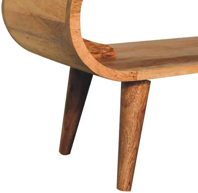 Alt view image 6 of 7 - Artisan Furniture Amaya Nordic Style Oak-ish Coffee Table
