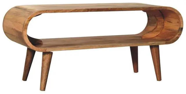 Alt view image 7 of 7 - Artisan Furniture Amaya Nordic Style Oak-ish Coffee Table