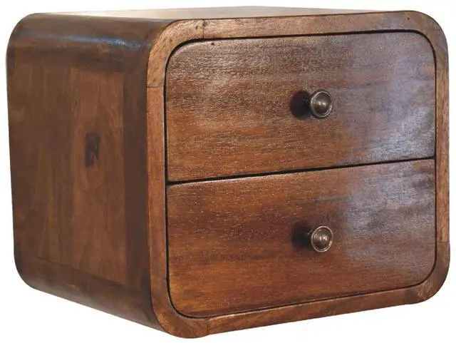 Alt view image 4 of 7 - Artisan Furniture Floating Mini Chestnut nightstand