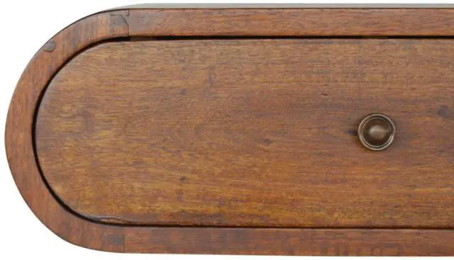 Alt view image 6 of 7 - Artisan Furniture Wall Mounted Round Chestnut nightstand