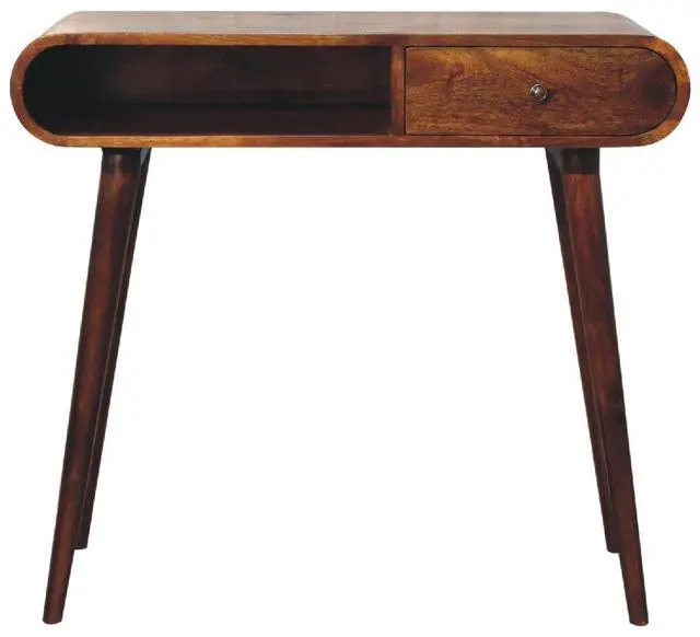 Alt view image 2 of 7 - Artisan Furniture Solid Wood Chestnut London Open Console