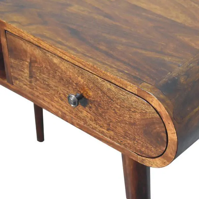 Alt view image 4 of 7 - Artisan Furniture Solid Wood Chestnut London Open Console