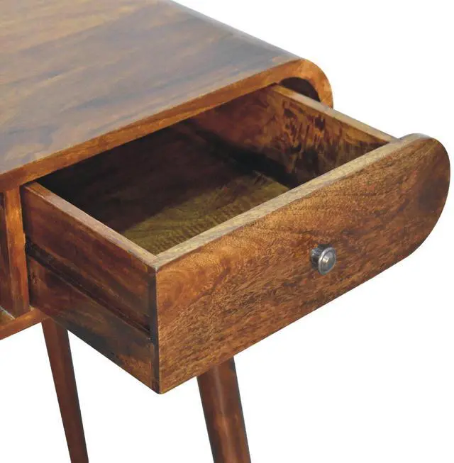 Alt view image 5 of 7 - Artisan Furniture Solid Wood Chestnut London Open Console
