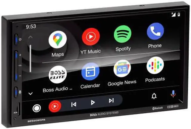 Alt view image 3 of 11 - BOSS Audio Elite BE920WCPA 7" Wireless Apple CarPlay/Android A. 2-DIN Car Stereo