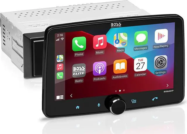 Main image of BOSS Audio Systems Elite BE8ACP 1-DIN 8" Car Stereo, Apple CarPlay, Android Auto