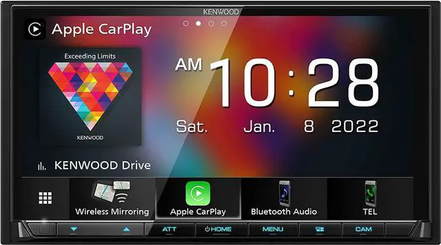 Alt view image 6 of 13 - Kenwood DMX9708S Digital Multimedia Receiver with Bluetooth