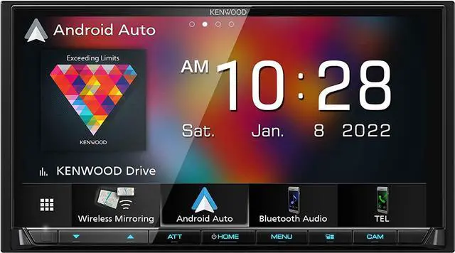 Alt view image 8 of 13 - Kenwood DMX9708S Digital Multimedia Receiver with Bluetooth