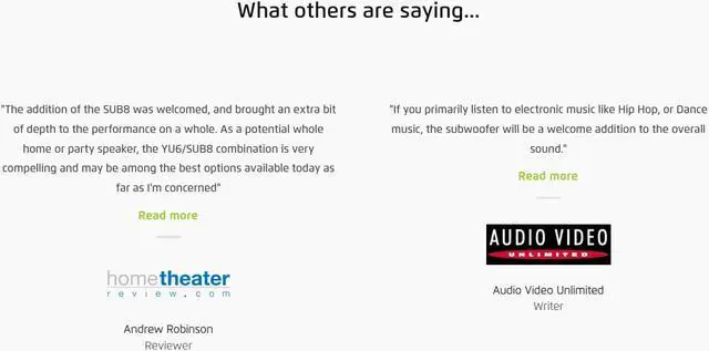 Alt view image 19 of 19 - Kanto SUB8 8-inch Sealed Powered Subwoofer, Matte Black