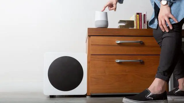 Alt view image 18 of 19 - Kanto SUB8 8-inch Sealed Powered Subwoofer, Matte Black White