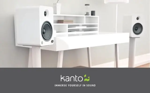 Alt view image 13 of 20 - Kanto SP26PL 26" Bookshelf Speaker Stands - Pair (Black)