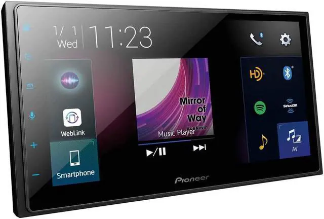 Alt view image 8 of 17 - Pioneer DMH-2660NEX 6.8" Mechless Digital Media Receiver