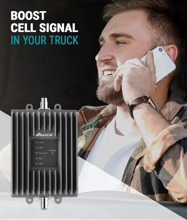 Alt view image 2 of 7 - SureCall Fusion2Go OTR Truck / Work Vehicle Universal Cell Phone Signal Booster