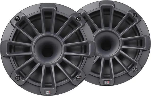 Alt view image 5 of 11 - MB Quart NH2-116 Nautic 6.5 Inch Marine Compression Horn Speakers. Black, Silver and White Grills Included