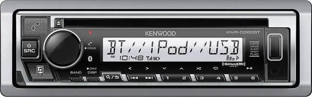 Alt view image 5 of 12 - Kenwood KMR-D382BT Marine CD-Receiver with Bluetooth & Conformal Coating