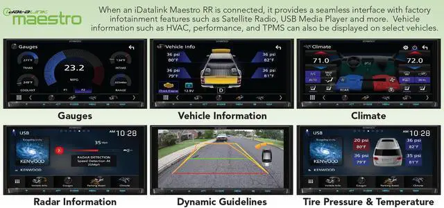 Alt view image 7 of 12 - Kenwood eXcelon DMX908S 7" Wireless Apple CarPlay/AA Receiver & DRV-N520 Camera
