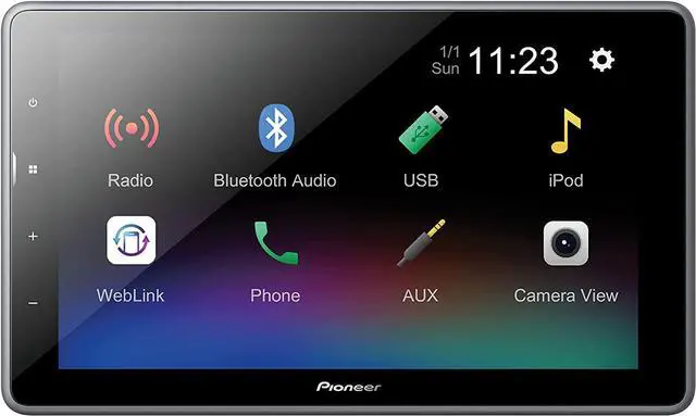 Alt view image 4 of 14 - Pioneer DMH-T450EX 9 Capacitive Touchscreen Digital Media Receiver