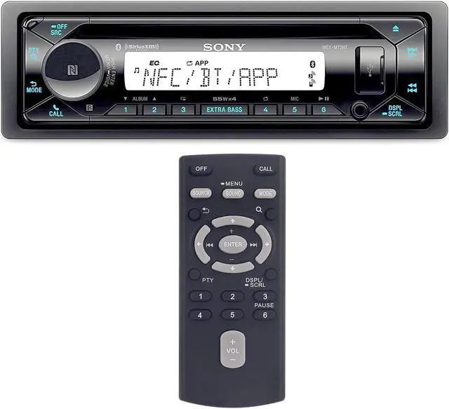 Alt view image 9 of 20 - Sony MEX-M72BT Marine CD Receiver with Bluetooth and SiriusXM Ready