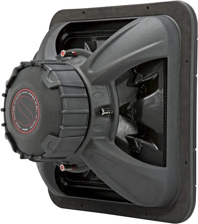 Alt view image 14 of 18 - Kicker L7R 15 Inch 1800W Max Power 4 Ohm DVC Square Car Audio Subwoofer, Black