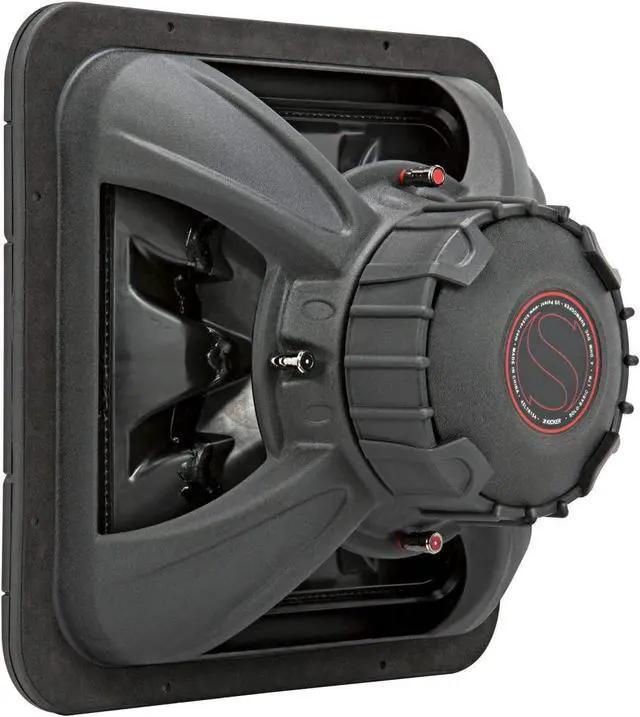 Alt view image 15 of 18 - Kicker L7R 15 Inch 1800W Max Power 4 Ohm DVC Square Car Audio Subwoofer, Black