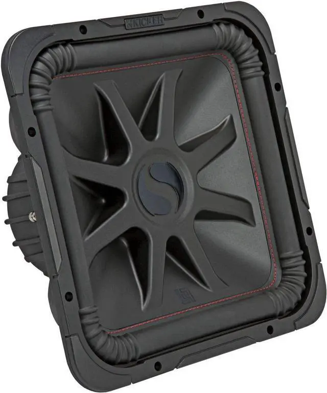 Alt view image 18 of 18 - Kicker L7R 15 Inch 1800W Max Power 4 Ohm DVC Square Car Audio Subwoofer, Black