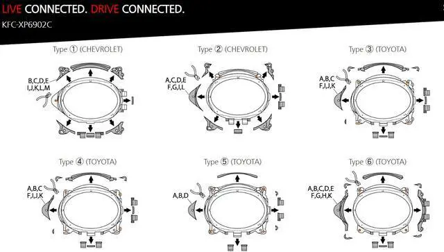 Alt view image 5 of 14 - Kenwood KFC-XP6902C 6x9" + 2-3/4" Component Speakers