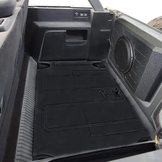 Alt view image 7 of 18 - Stinger TXFBB12 800 Watt Subwoofer Enclosure for 2021-Up Ford Bronco Tailgate