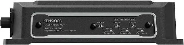 Alt view image 11 of 14 - Kenwood KACM5024 4 Channel Digital Amplifier with remote EQ