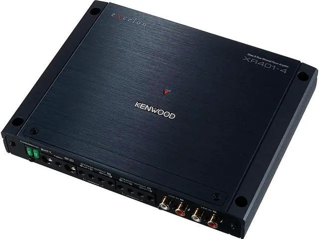 Alt view image 12 of 16 - Kenwood XR401-4 eXcelon 400-Watt 4-Channel Amplifier