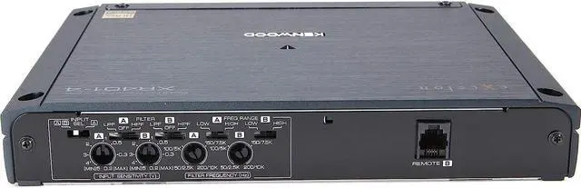 Alt view image 13 of 16 - Kenwood XR401-4 eXcelon 400-Watt 4-Channel Amplifier