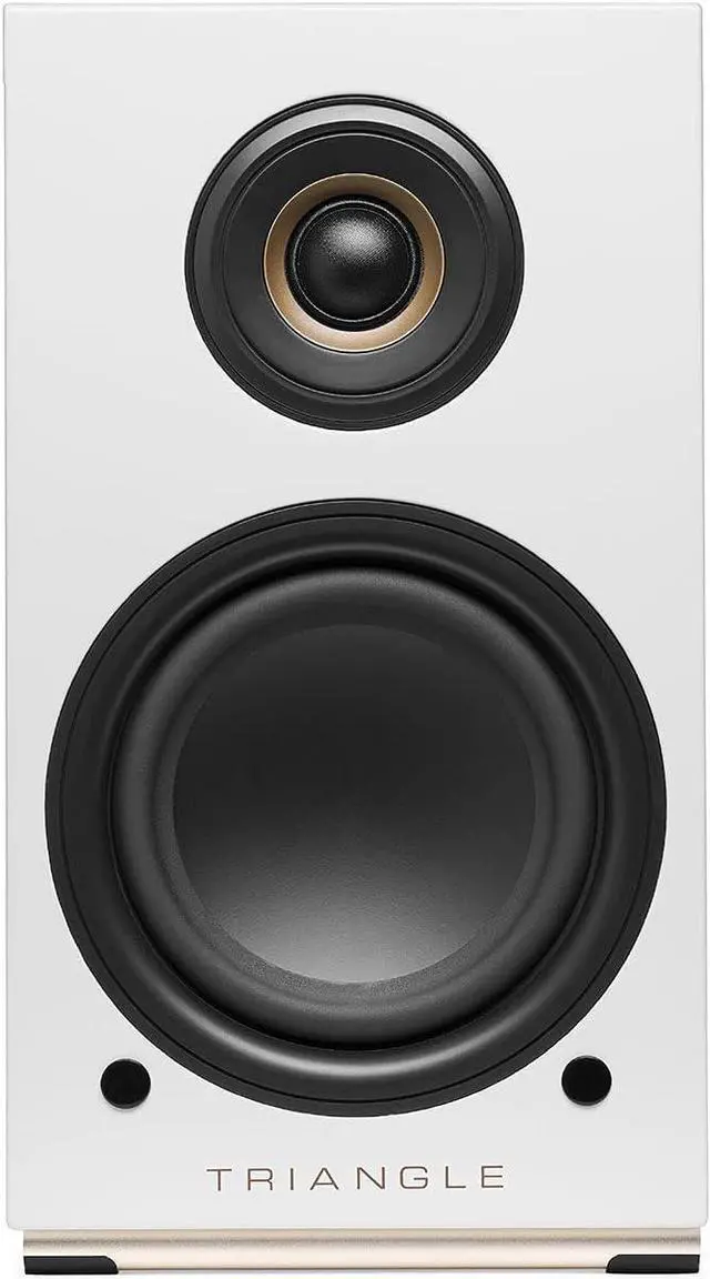 Alt view image 4 of 16 - Triangle Audio AIO TWIN HiFi Bluetooth/WiFi Home Audio Bookshelf Speakers, White