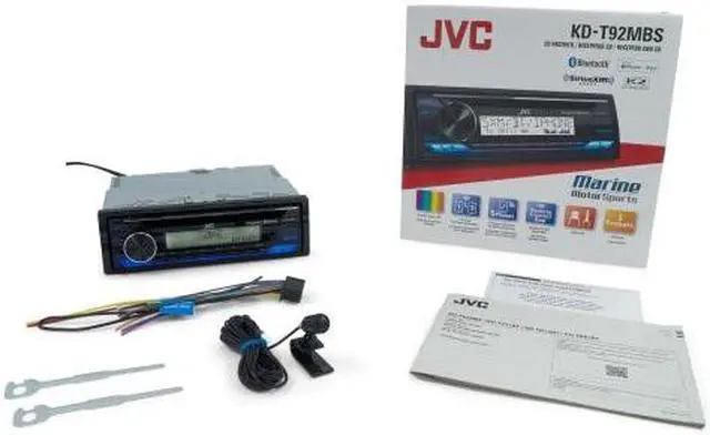 Alt view image 6 of 16 - JVC KD-T92MBS Marine/MotorSports CD Receiver