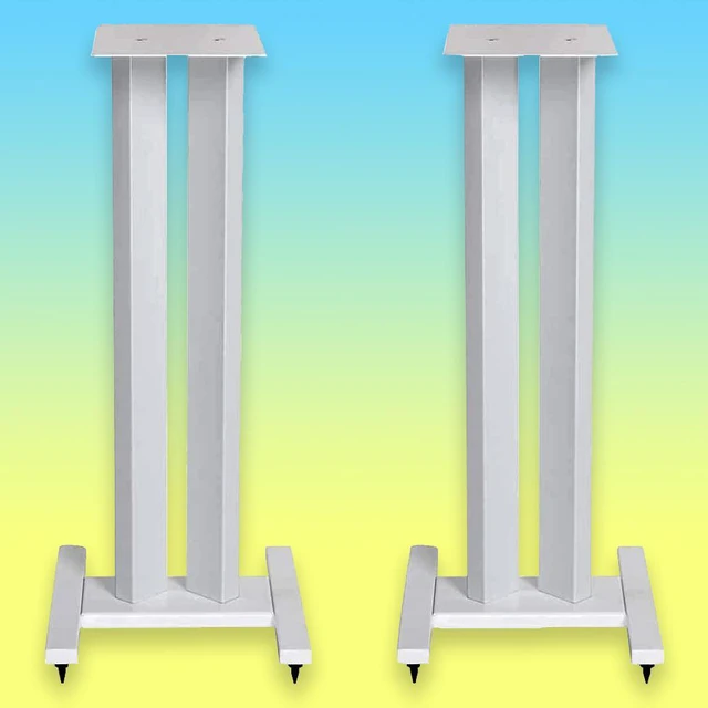 Main image of ELAC LS20 Stands Pair for Debut or Reference Bookshelf Speakers (LS20-W, White)