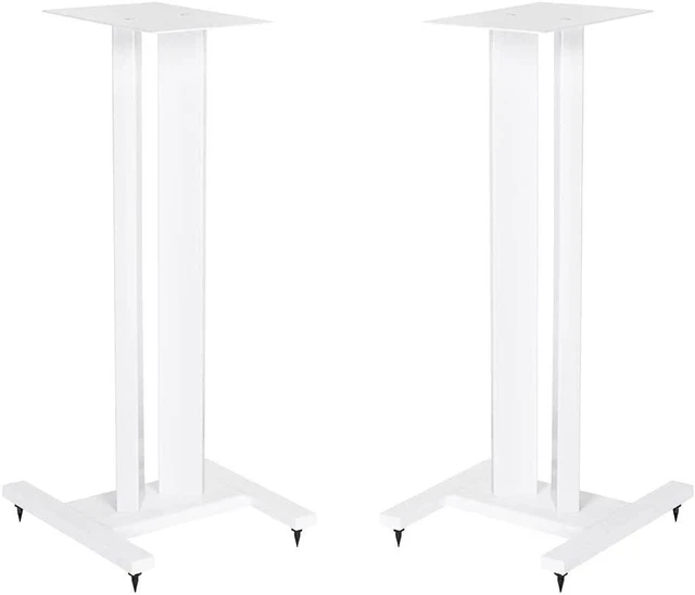 Alt view image 2 of 6 - ELAC LS20 Stands Pair for Debut or Reference Bookshelf Speakers (LS20-W, White)