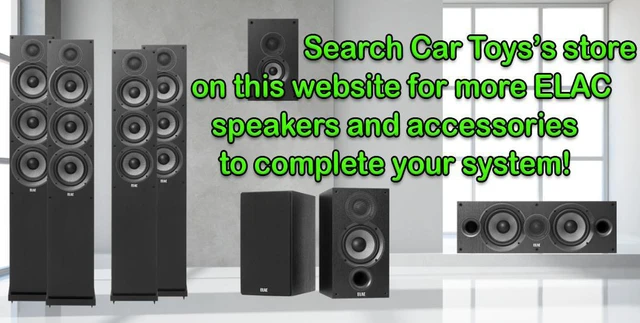 Alt view image 6 of 6 - ELAC LS20 Stands Pair for Debut or Reference Bookshelf Speakers (LS20-W, White)