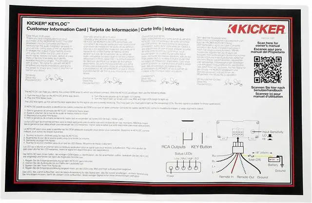 Alt view image 6 of 13 - KICKER 47KEYLOC KEYLOC, Digital Signal Processor DSP, Line Output Converter LOC