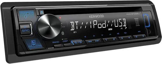 Alt view image 5 of 5 - Kenwood KDC-BT282U CD Receiver with Bluetooth & 204 Segment 1 Line Text Display