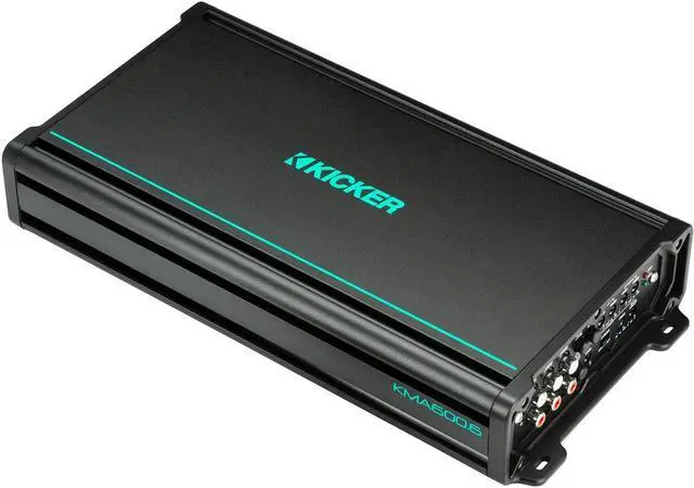 Alt view image 5 of 7 - Kicker KMA600.6 6-Channel Weather-Resistant Full Range Marine Amplifier, 6x 100W