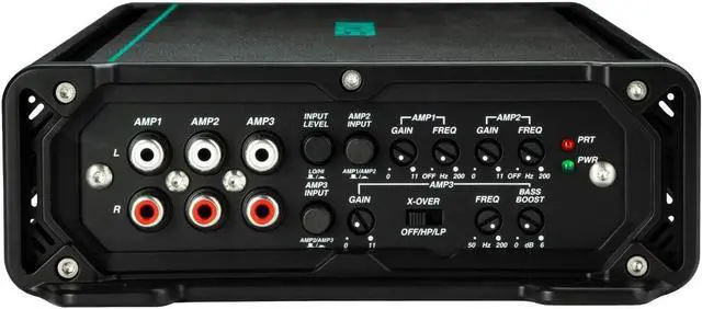 Alt view image 7 of 7 - Kicker KMA600.6 6-Channel Weather-Resistant Full Range Marine Amplifier, 6x 100W