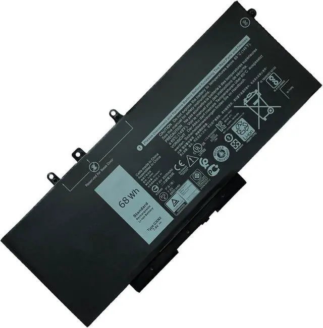 Main image of Hecales GJKNX Battery for Dell Latitude 5480 5580 5280 5288 5488 5590 5591 5490 5491 5495 E5480 E5580 E5490 E5590 Precision 15 3520 3530 Series GD1JP DY9NT 5YHR4 451-BBZG 7.6V 4-Cell 68Wh