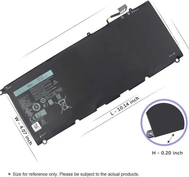 Alt view image 3 of 5 - Hecales PW23Y Dell XPS 13 9360 13-9360-D1605G 13-9360-D1605T 13-9360-D1609 13-9360-D1609G 13-9360-D1705G 13-9360-D1805T P54G002 Series P/N TP1GT RNP72 0RNP72 0TP1GT