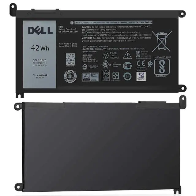 Alt view image 3 of 3 - WDX0R Battery for Inspiron 15 7579 7573 7560 7569 7570 7580 5565 5567 5568 5570 5578 5579 5770 7586 13 7375 7368 7378 5368 5378 5379 17 5765 5767 5775 Latitude 3189 3580 3Cells 42Wh 11.4V