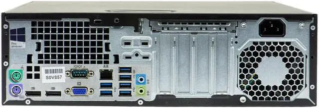 Alt view image 2 of 2 - HP Business Desktop EliteDesk 800 G2 Intel Core i5 6th Gen 6500 (3.20GHz) 8GB DDR4 180 GB SSD Windows 10 Pro 64-bit Free DisplayPort Cabel