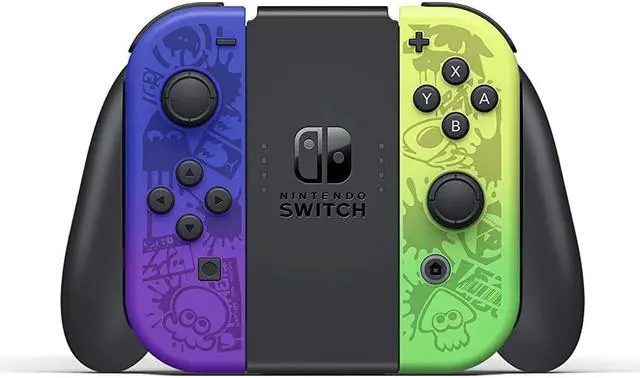 Alt view image 4 of 14 - Nintendo Switch  OLED Model Splatoon 3 Special Edition