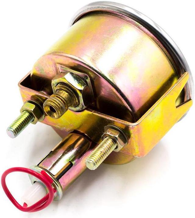 Alt view image 3 of 5 - FYUU 2 Inch 52mm Mechanical Car Oil Press Pressure Gauge Meter 0-80 PSI