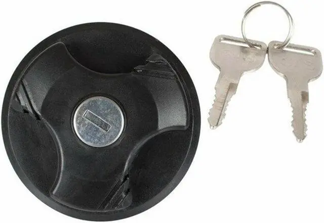 Alt view image 2 of 5 - Yassdwbn Fuel Petrol Diesel Filler Locking Tank Cap & Keys For Fiat 500/500C 2007-2016